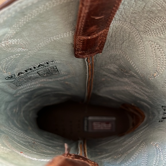 Women's Ariat Heritage Western Cowboy R Toe Boot Style10001015 (15702) Size 6.5B - Picture 8 of 12